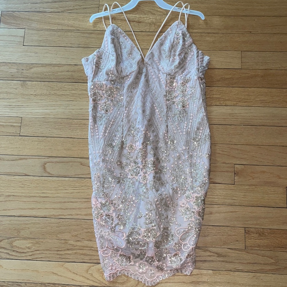 Baby pink dress